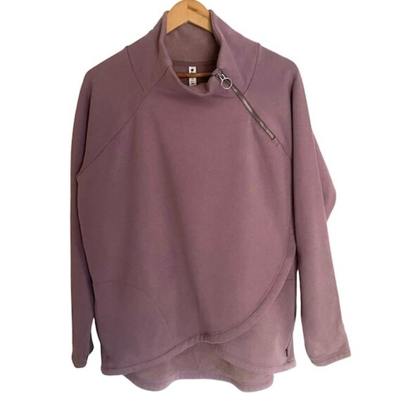 Athleta Cozy Karma Asym Pullover Large - Picture 1 of 4